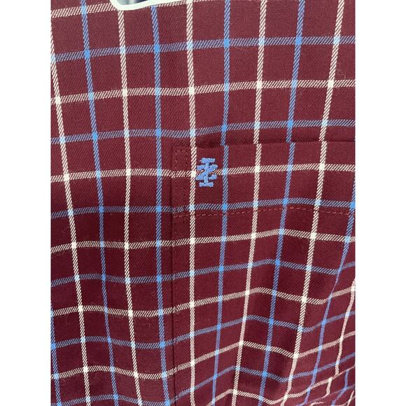 IZOD Mens Advantage Wrinkle Free Casual Button Up Long Sleeve Shirt - Size XXL - Picture 4 of 7